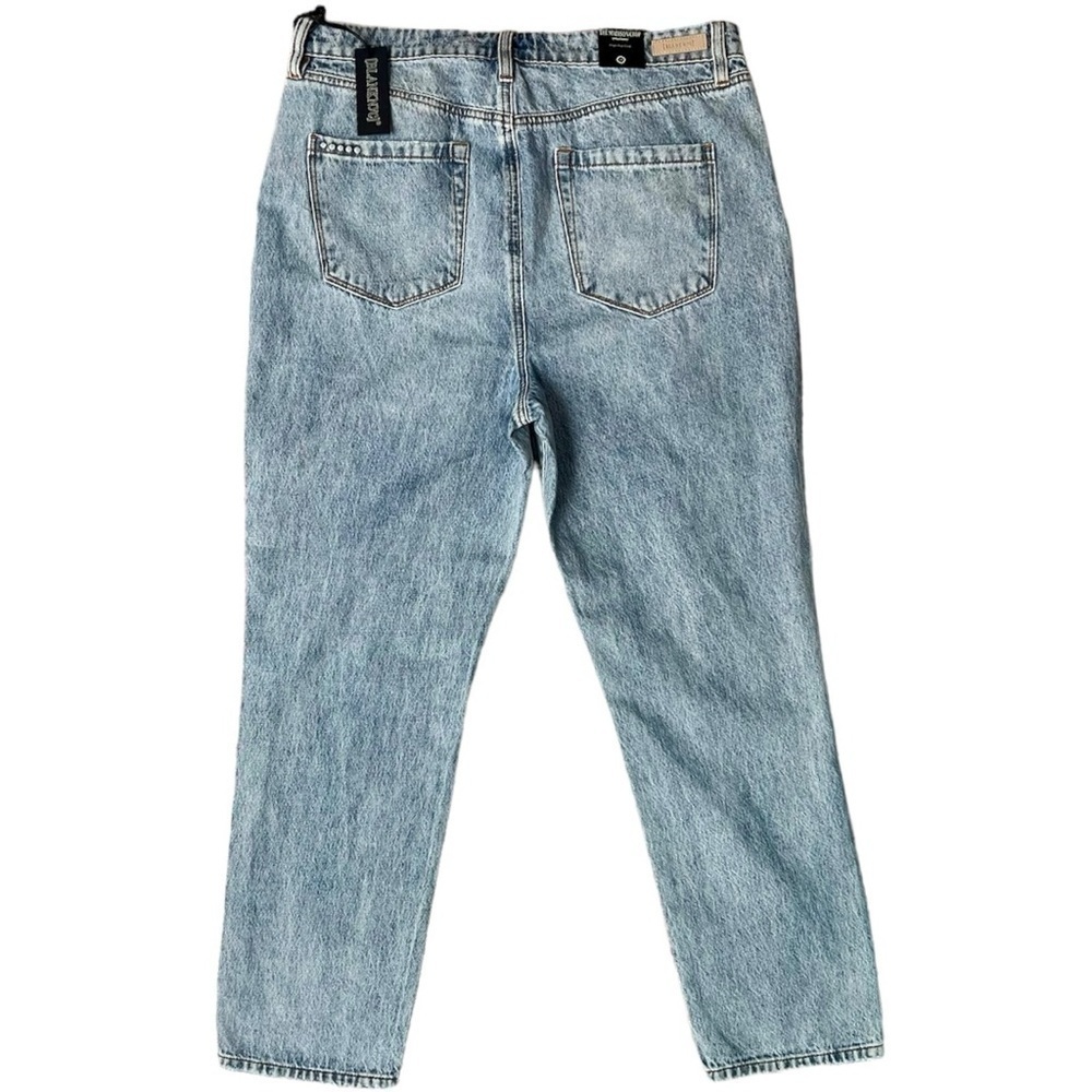 BLANKNYC The Madison Crop High-Rise Jeans - Size 30, NWT Distressed Ripped Jeans - Picture 4 of 9